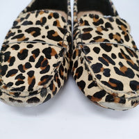 Clarks C MOCC LEOPARD ドライビングシューズ ヒョウ柄 サイズEU40 フラットシューズ ローファー ベージュ メンズ クラークス【中古】3-1212G◎