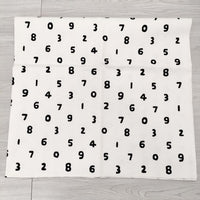 SOU・SOU 新品 SO-SU-U 数字柄 キャンバス地 102×114 ファブリック 生地 ホワイト レディース ソウソウ【中古】4-0202G◎