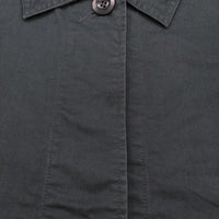 MHL. 595-3125504 WORKWEAR COTTON LINEN 定価33000円 サイズ2 ジャケット 23SS ネイビー レディース エムエイチエル【中古】3-1207M♪