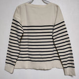 SUNSPEL 571-1163004 WOMEN’S BRETON JUMPER ボーダー ボートネック ニット ベージュ ネイビー レディース サンスペル【中古】4-0321M∞