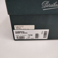 Paraboot CHAMBORD 5.5 レザーシューズ MARRON ローヒール シューズ・靴 ブラウン レディース パラブーツ【中古】3-1210G◎