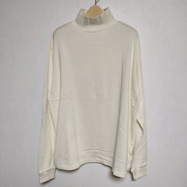 alvana ACS-0093 ULTIMATE WIDE TURTLE NECK サイズ2 定価12100円 長袖Ｔシャツ カットソー ロンＴ アイボリー メンズ アルヴァナ【中古】3-1203M∞