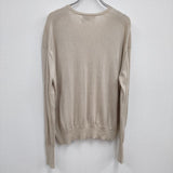 martinique シルクカシミヤニット Vネック セーター l'heritage martinique ベージュ レディース マルティニーク【中古】3-1227T☆