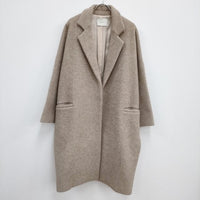 激安通販サイト ARGUE オーバーサイズ ウールアルパカ COAT BOXY WOOL ALPACA ジャケット・アウター