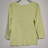 IENA/AURALEE 別注ボートネック A9SB01IE 長袖Ｔシャツ カットソー ロンＴ イエロー レディース イエナ/オーラリー【中古】4-0407M∞