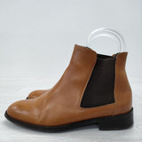 Au BANNISTER サイズ36 ローヒール サイドゴアブーツ ショート ブーツ ベージュ レディース オゥバニスター【中古】3-1212T◎