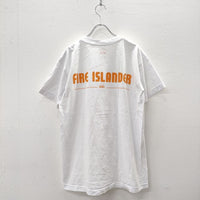 OLD SOLDIER FIRE ISLAND TEE 定価9680円 アメリカ製 サイズM Ｔシャツ カットソー ホワイト レディース オールドソルジャー【中古】4-0612S☆