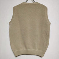 crepuscule MOSS STITCH VEST 1901-007W ニットベスト ニット ベージュ レディース クレプスキュール【中古】3-1221M∞