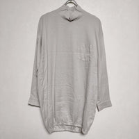 ゴーシュ 80/1ビエラハイネック G224-B035 定価24200円 ブラウス シャツ ライトグレー レディース ゴーシュ【中古】3-1213M∞