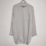 ゴーシュ 80/1ビエラハイネック G224-B035 定価24200円 ブラウス シャツ ライトグレー レディース ゴーシュ【中古】3-1213M∞