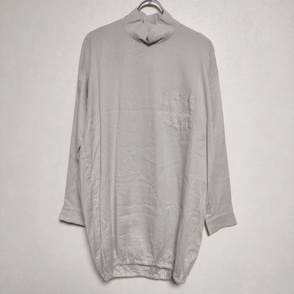 ゴーシュ 80/1ビエラハイネック G224-B035 定価24200円 ブラウス シャツ ライトグレー レディース ゴーシュ【中古】3-1213M∞