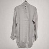 ゴーシュ 80/1ビエラハイネック G224-B035 定価24200円 ブラウス シャツ ライトグレー レディース ゴーシュ【中古】3-1213M∞