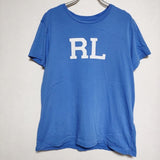 POLO RALPH LAUREN RLロゴ プリント 半袖Ｔシャツ カットソー ブルー レディース ポロ・ラルフローレン【中古】4-0605S∞