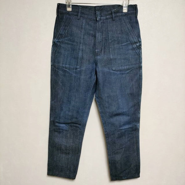 HYKE DENIM BAKER 定価23100円 ジーンズ 2 ベイカー デニムパンツ ブルー レディース ハイク【中古】3-1224G∞