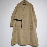 THE RERACS LOOSE CHESTERFELD COAT 20SS-RECT-230-F ルーズ チェスターコート ベージュ レディース ザリラクス【中古】4-0601M∞