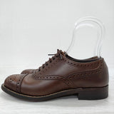 BEAUTIFUL SHOES SEMI BROGUE SHOES ウイングチップ サイズ5 1/2 ローヒール シューズ・靴 ブラウン レディース ビューティフルシューズ【中古】3-1225G◎