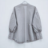AMERI ASYMMETRICAL VEST WITH SHIRT アシンメトリーベスト セット サイズF ブラウス シャツ グレー オレンジ レディース アメリ【中古】4-0408M◎