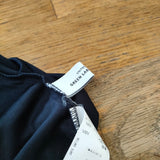 green label relaxing リバーシブル ストライプ 半袖 ブラウス シャツ ネイビー ホワイト レディース グリーンレーベルリラクシング【中古】4-0421S△