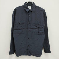 ORCIVAL W's RAYON POPLIN L/S SHRT レーヨンポプリンシャツ サイズ1 長袖シャツ ネイビー レディース オーシバル/オーチバル【中古】3-1230M♪