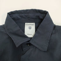 ORCIVAL W's RAYON POPLIN L/S SHRT レーヨンポプリンシャツ サイズ1 長袖シャツ ネイビー レディース オーシバル/オーチバル【中古】3-1230M♪