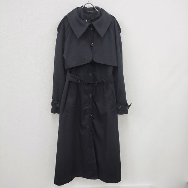 rokh 3WAY TRENCH COAT サイズ36 トレンチコート ダークネイビー レディース ロク【中古】3-1225M☆