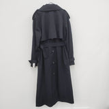 rokh 3WAY TRENCH COAT サイズ36 トレンチコート ダークネイビー レディース ロク【中古】3-1225M☆