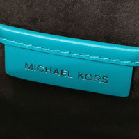 Michael Kors BLAKELY ミディアム バケットバッグ 定価77000円 レザー 2way ショルダーバッグ トートバッグ ミズイロ レディース マイケルコース【中古】4-0118G◎