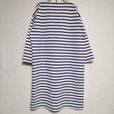 Traditional Weatherwear BMB SHIRT SUPER LONG 定価17600円 ボーダー ワンピース ホワイト ブルー レディース トラディショナルウェザーウェア【中古】4-0114M∞