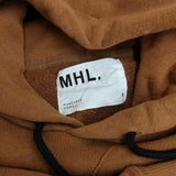 MHL./LOOPWHEELER 595-2269501 LIGHT LOOPBACK COTTON パーカー 22SS ブラウン レディース エムエイチエル/ループウィラー【中古】4-0105M♪