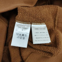 MHL./LOOPWHEELER 595-2269501 LIGHT LOOPBACK COTTON パーカー 22SS ブラウン レディース エムエイチエル/ループウィラー【中古】4-0105M♪