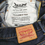 Levi's 551 W30L33 PCL16B デニムパンツ ネイビー メンズ リーバイス【中古】4-0202G♪