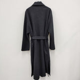 VONDEL ウールフェルトガウンコート 定価77000円 サイズ36 チャコールグレー レディース フォンデル【中古】4-0106T☆