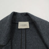 VONDEL ウールフェルトガウンコート 定価77000円 サイズ36 チャコールグレー レディース フォンデル【中古】4-0106T☆