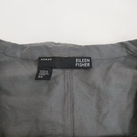 EILEEN FISHER ジップアップジャケット サイズ3X ブルゾン グレー レディース アイリーンフィッシャー【中古】4-0213M♪