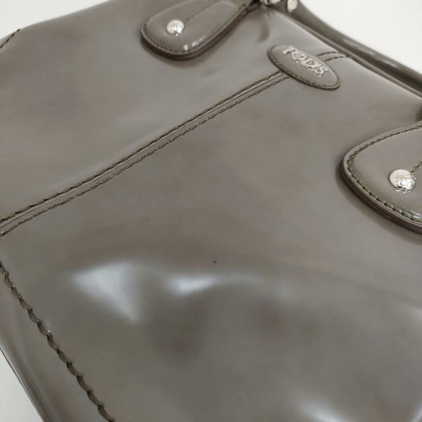 Tod's トッズ　オリーブグリーン ボストンバッグ レザーアクセント　美品 Tod´s トッズ オリーブグリーン ボストンバッグ レザー