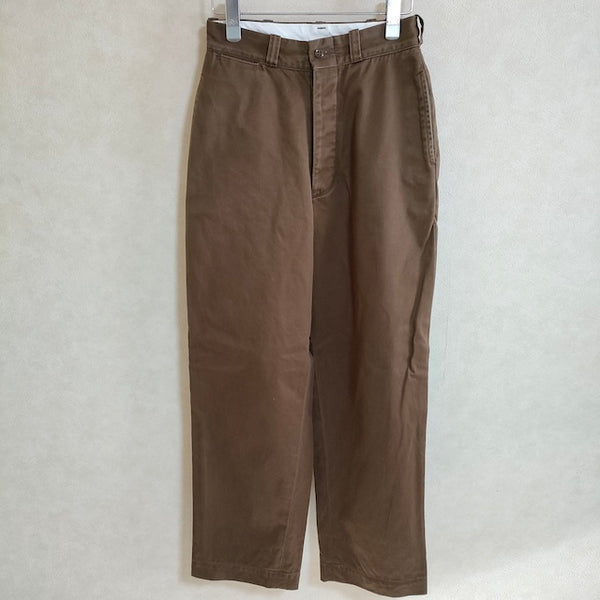 LENO & CO. CHINO TROUSERS チノトラウザー サイズ01 チノパンツ ブラウン レディース リノ【中古】4-0214G△