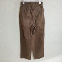 LENO & CO. CHINO TROUSERS チノトラウザー サイズ01 チノパンツ ブラウン レディース リノ【中古】4-0214G△