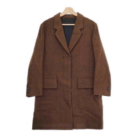 MARGARET HOWELL サンプル品 578-2212006 BRITISH WOOL TWEED  コート ブラウン レディース マーガレットハウエル【中古】4-1120T▲