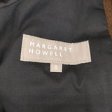 MARGARET HOWELL サンプル品 578-2212006 BRITISH WOOL TWEED  コート ブラウン レディース マーガレットハウエル【中古】4-1120T▲