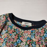 ZUCCa リバティ 花柄 ノースリーブプルオーバー LIBERTY PRINT Mixed Top ブラウス シャツ マルチ レディース ズッカ【中古】4-0519S∞