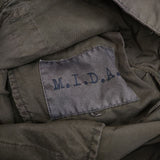 M.I.D.A. 新品 M214802 フレンチアーミー M47 サイズS 定価24000円 ミリタリー カーゴパンツ カーキ メンズ ミダ【中古】4-0128M♪
