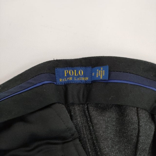 ラルフローレンパンツスーツ　チャコールグレー　ジャケット11号　パンツ9号 POLO RALPH LAUREN スラックス サイズ12 パンツ