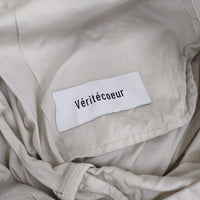 veritecoeur VC-1934 タックパンツ サイズF パンツ オフホワイト レディース ヴェリテクール【中古】4-0325M♪