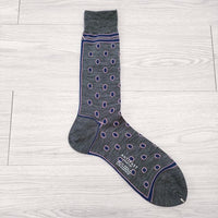 ANTIPAST 新品 ポルカドット POLKA DOT ソックス 靴下 グレー ピンク レディース アンティパスト【中古】4-1109T◎