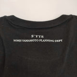 s'yte Yohji Yamamoto 久米繊維 white magic um-t06-006 長袖Ｔシャツ カットソー ロンＴ ブラック サイトヨウジヤマモト【中古】4-0213M♪