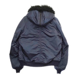 LENO N-2B JACKET フライトジャケット 定価85800円 サイズ1 H2202-JK006 ブルゾン ネイビー ブラック ユニセックス リノ【中古】4-1115A◆