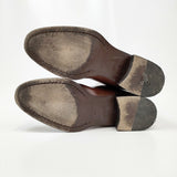 SARTORE SR3600 ジョッキーブーツ レザーロングブーツ サイズ36 イタリア製 ブーツ ブラウン レディース サルトル【中古】4-1128T◎