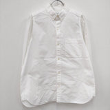 HYKE 22AW OXFORD VOIL B.D SHIRT コットン オックスフォードボイルシャツ 定価27500円 サイズ2  ホワイト レディース ハイク【中古】4-0403M☆