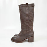 Flamenquitas フラメンキタス サイズ37 ロング ブーツ ブラウン レディース【中古】4-1128T◎