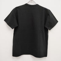 BLACK COMME des GARCONS リッププリント M 半袖Ｔシャツ カットソー AD2015 ブラック レディース ブラックコムデギャルソン【中古】4-0715S♪